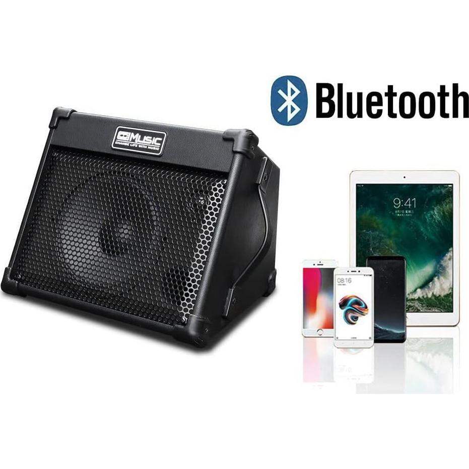 Amplificador Acústico Portátil Coolmusic BP40 40W Bluetooth
