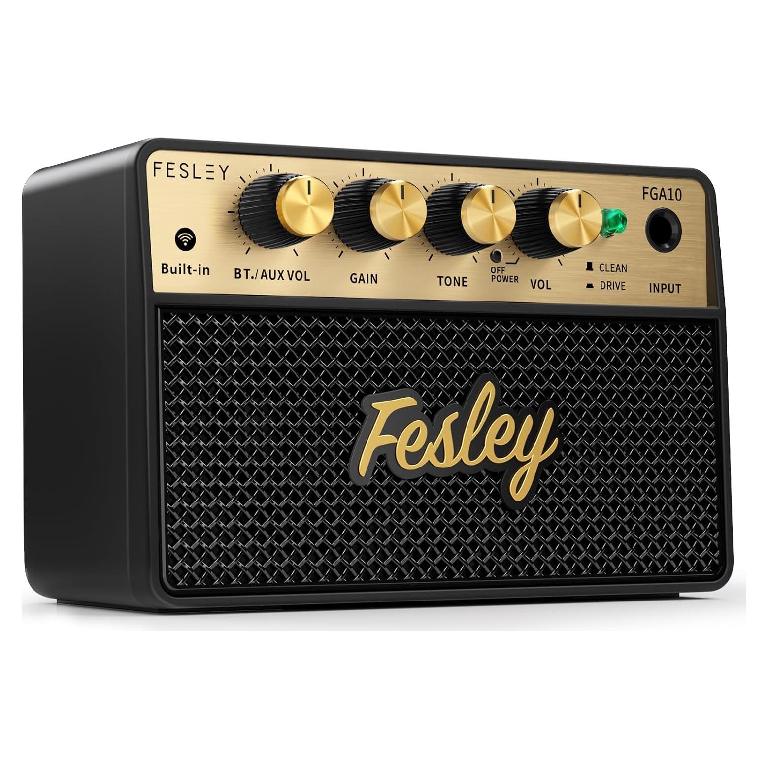 Amplificador de guitarra Fesley FGA10 10W Bluetooth portátil