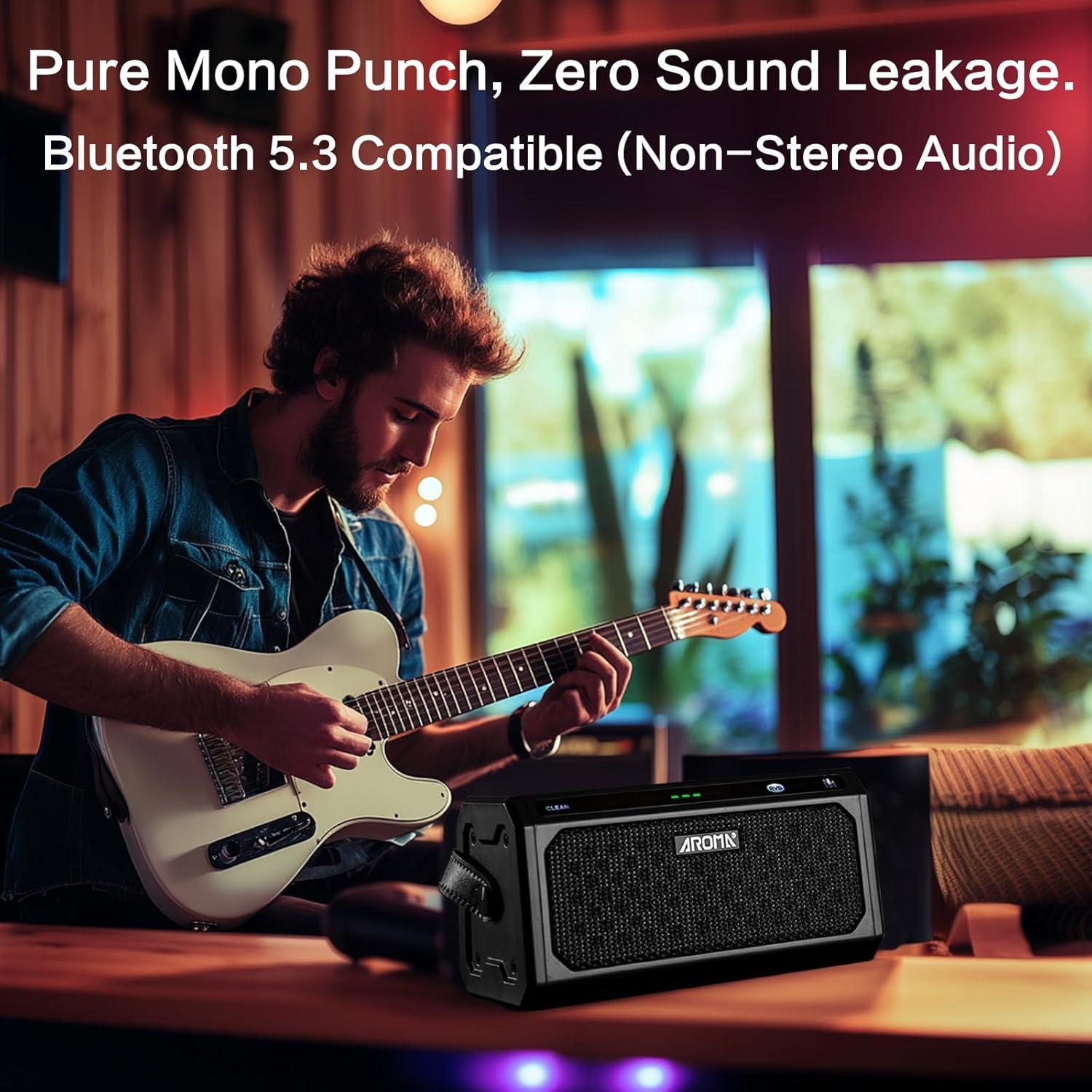 Amplificador de Guitarra Portátil Ulumac TG-08 10W Bluetooth 5.3