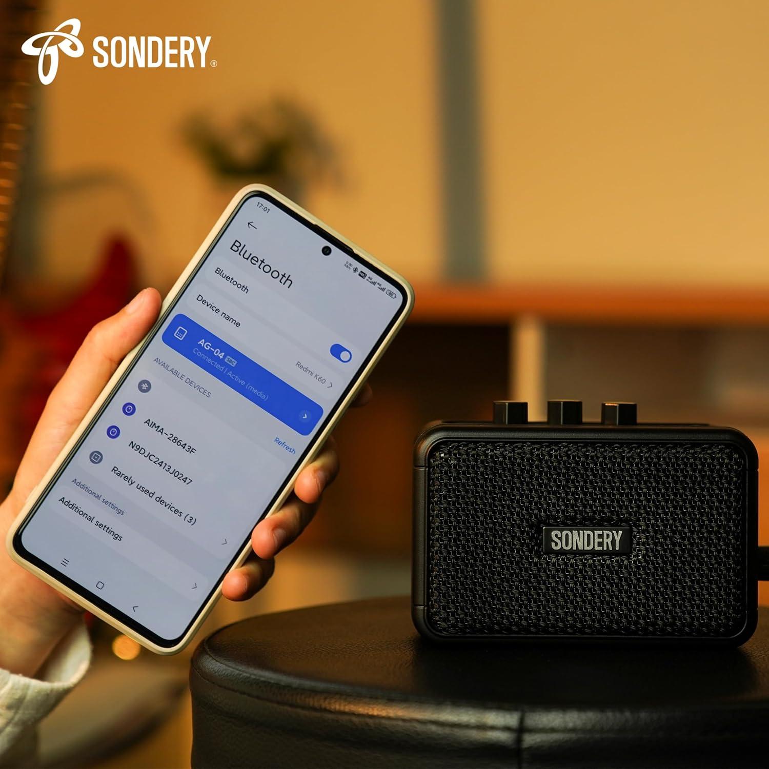 Amplificador Mini Sondery SoundBase 5W Bluetooth Recargable