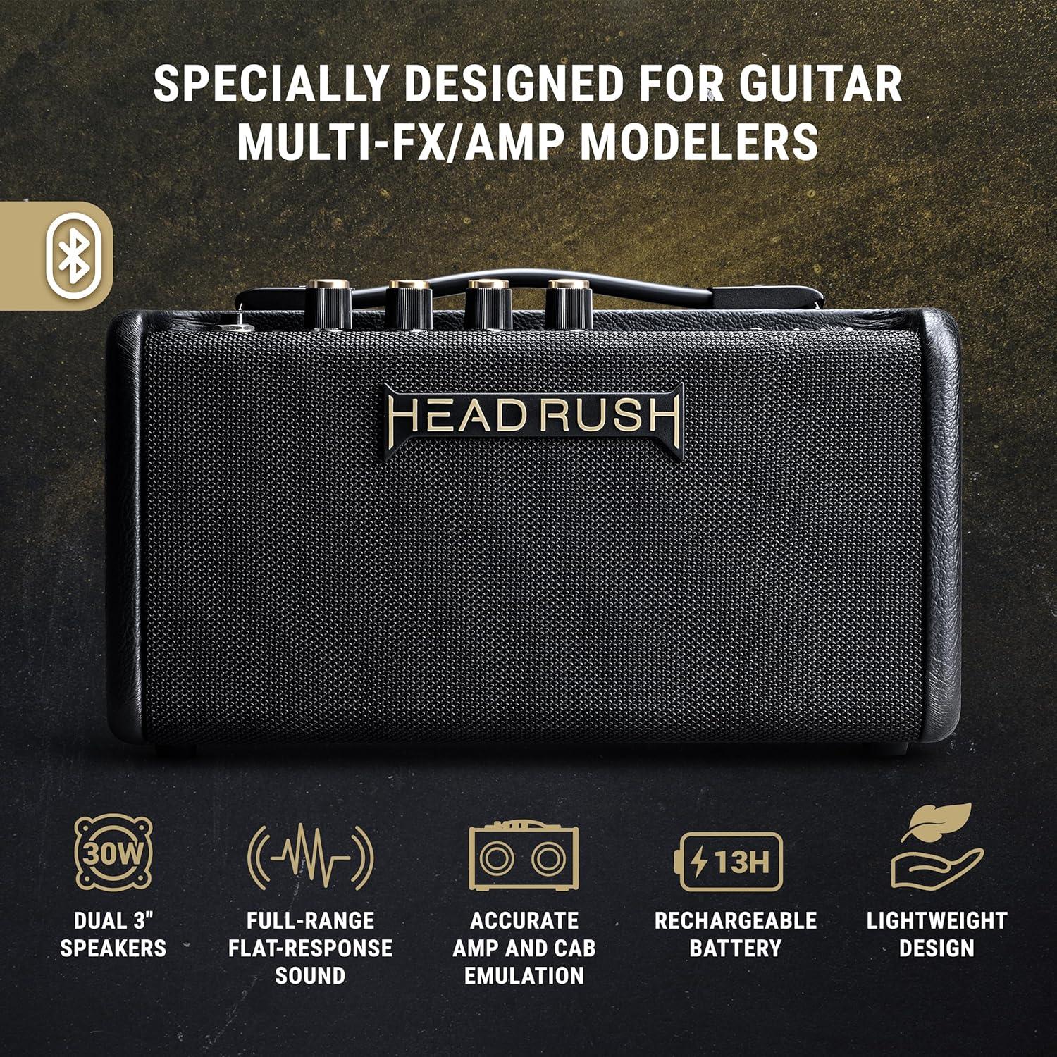 Amplificador Eléctrico HeadRush FRFR-GO 30W Bluetooth Batería