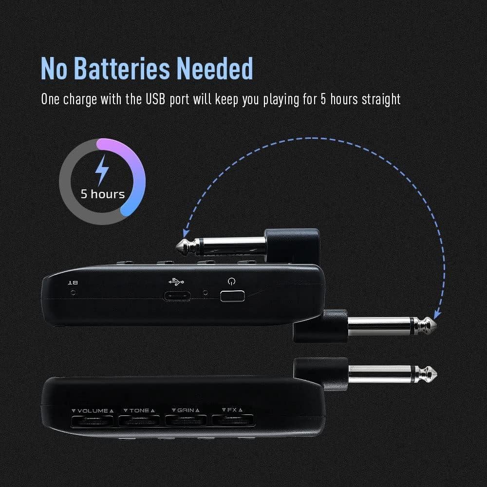 Amplificador de Guitarra SONICAKE QAP-10 Bluetooth Recargable