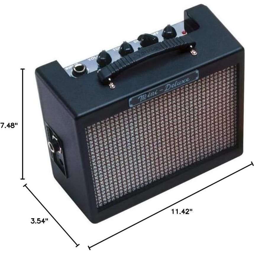 Amplificador de guitarra eléctrica Fender Mini Deluxe 1W negro