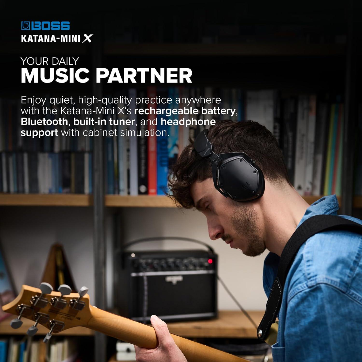 Amplificador BOSS Katana-Mini X 10W Bluetooth para guitarra