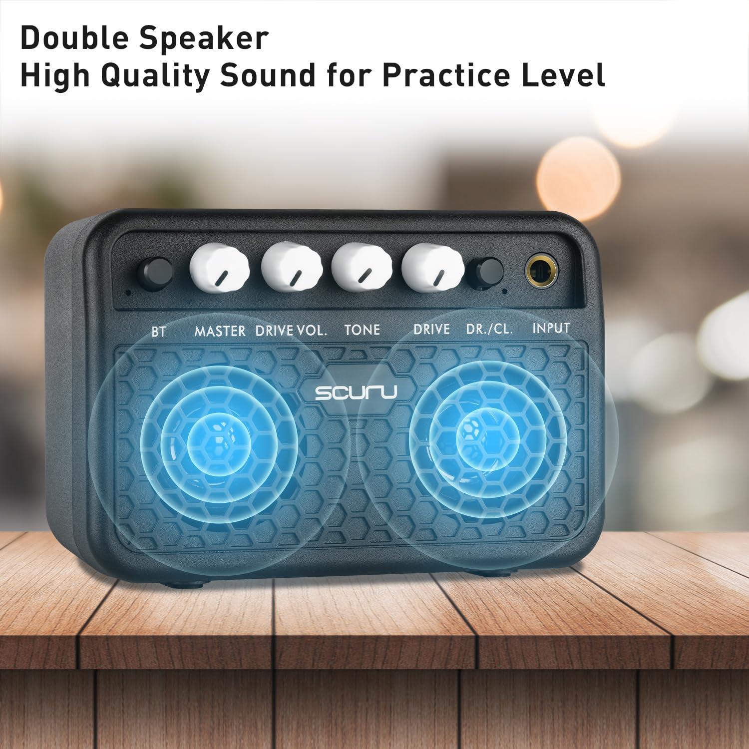 Amplificador Mini de Guitarra Caline 5W Bluetooth Recargable