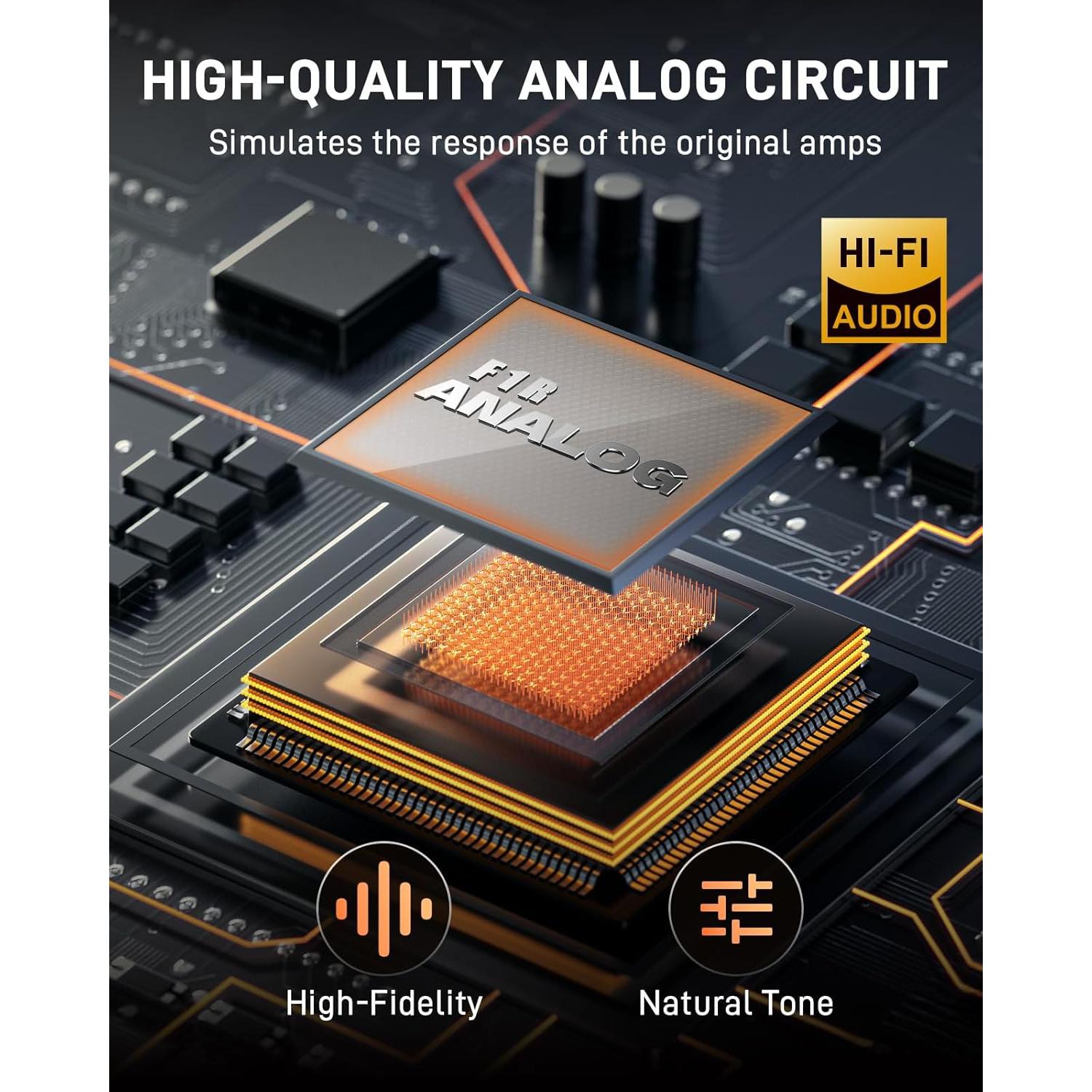 Amplificador de Auriculares Flatsons F1R para Guitarra Eléctrica