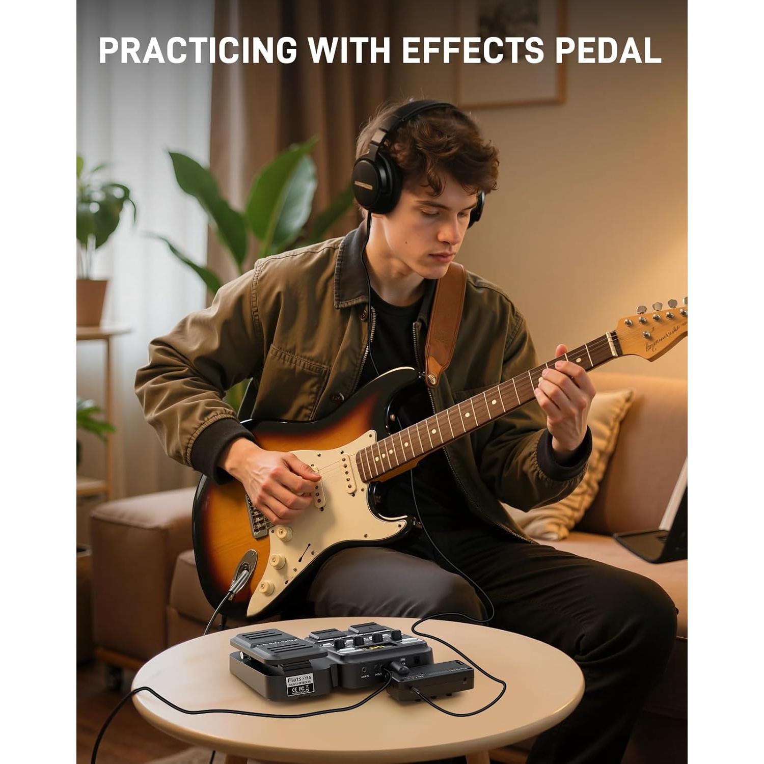 Amplificador de Auriculares Flatsons F1R para Guitarra Eléctrica