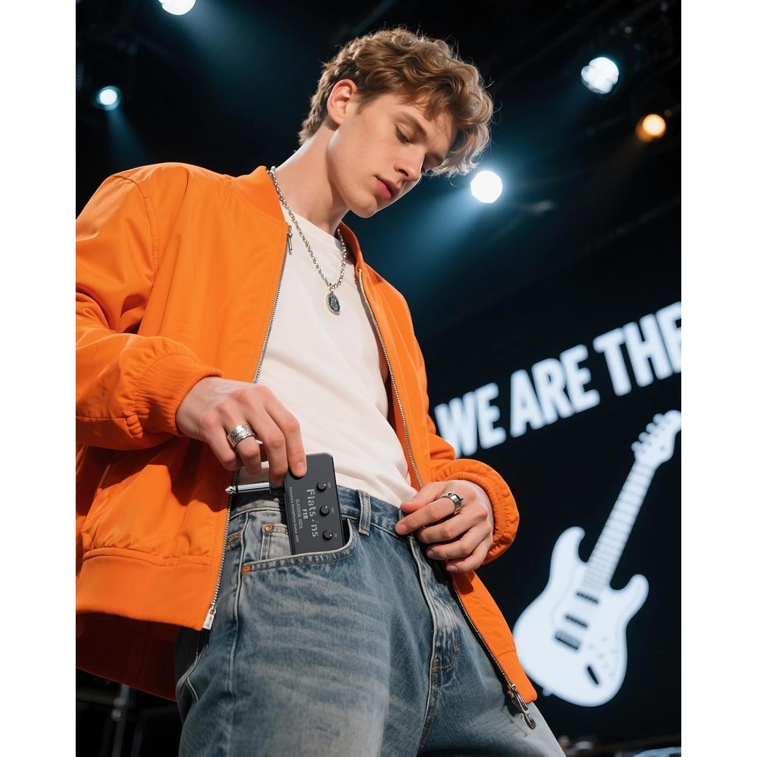 Amplificador de Auriculares Flatsons F1R para Guitarra Eléctrica