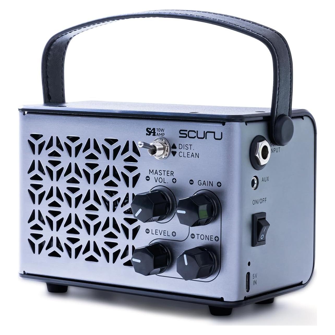 Amplificador de guitarra portátil Caline S4 10W Bluetooth