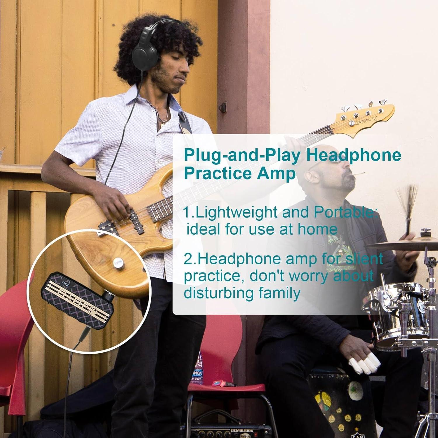 Amplificador de Auriculares Bajo AITONE JA-03 Portátil 40g