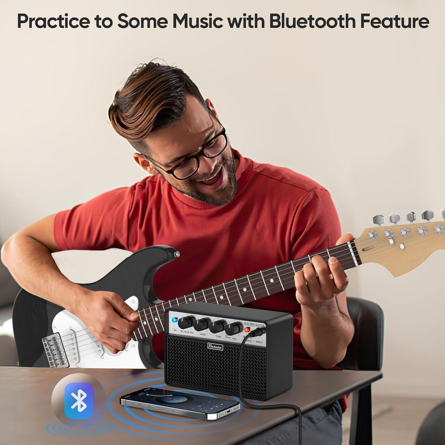 Amplificador de guitarra Ueteto WA-03 10W portátil recargable