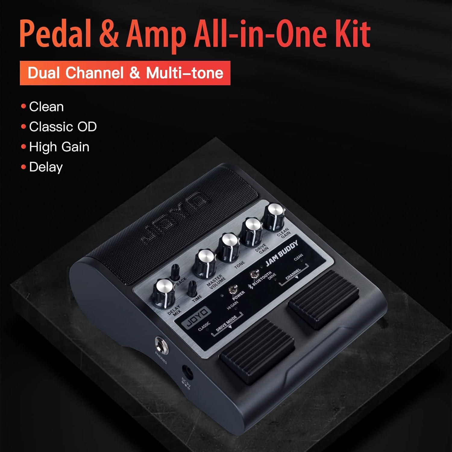 Amplificador de guitarra portátil JOYO Buddy Bluetooth 8W