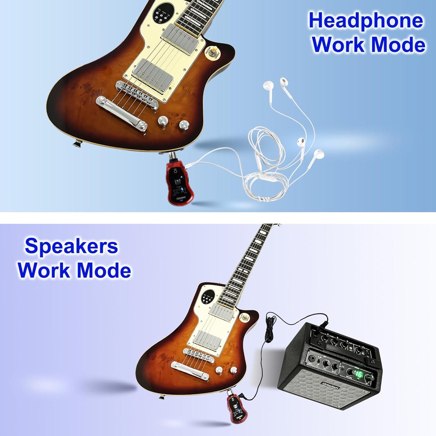 Amplificador Bluetooth Gitafish para Guitarra y Bajo 50W