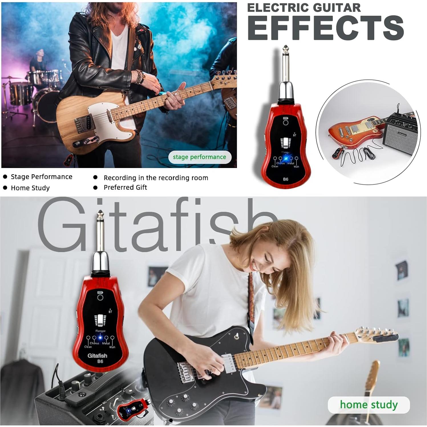 Amplificador Bluetooth Gitafish para Guitarra y Bajo 50W