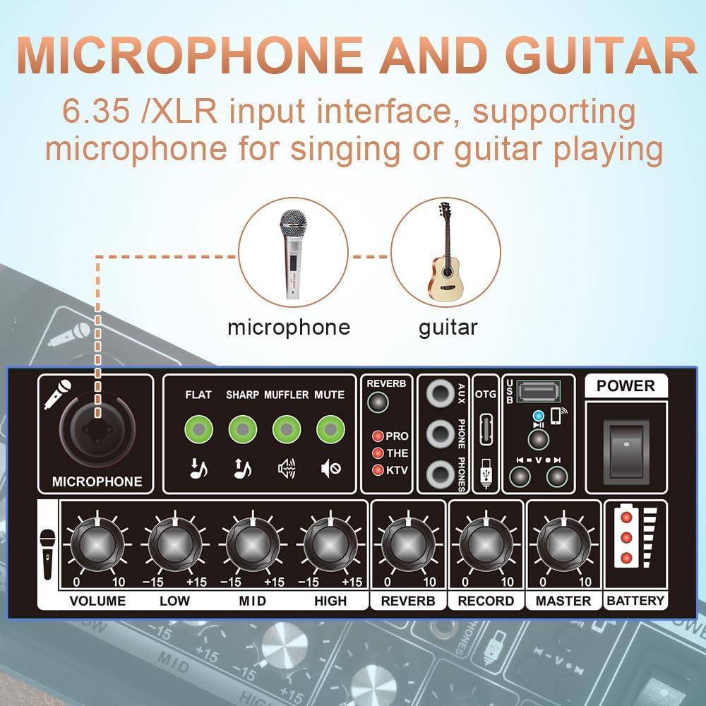 Máquina de Karaoke Coolmusic BP-SING 4.49kg Bluetooth 2 Canales