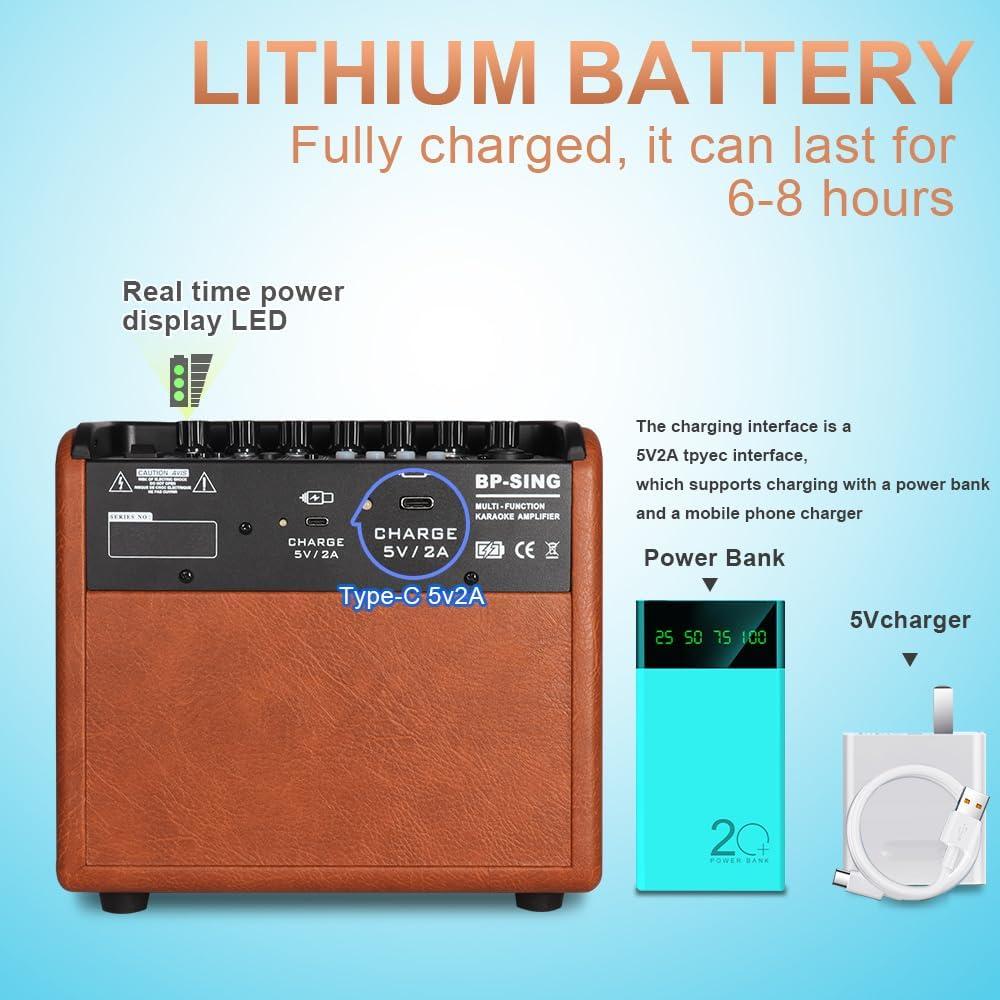 Máquina de Karaoke Coolmusic BP-SING 4.49kg Bluetooth 2 Canales