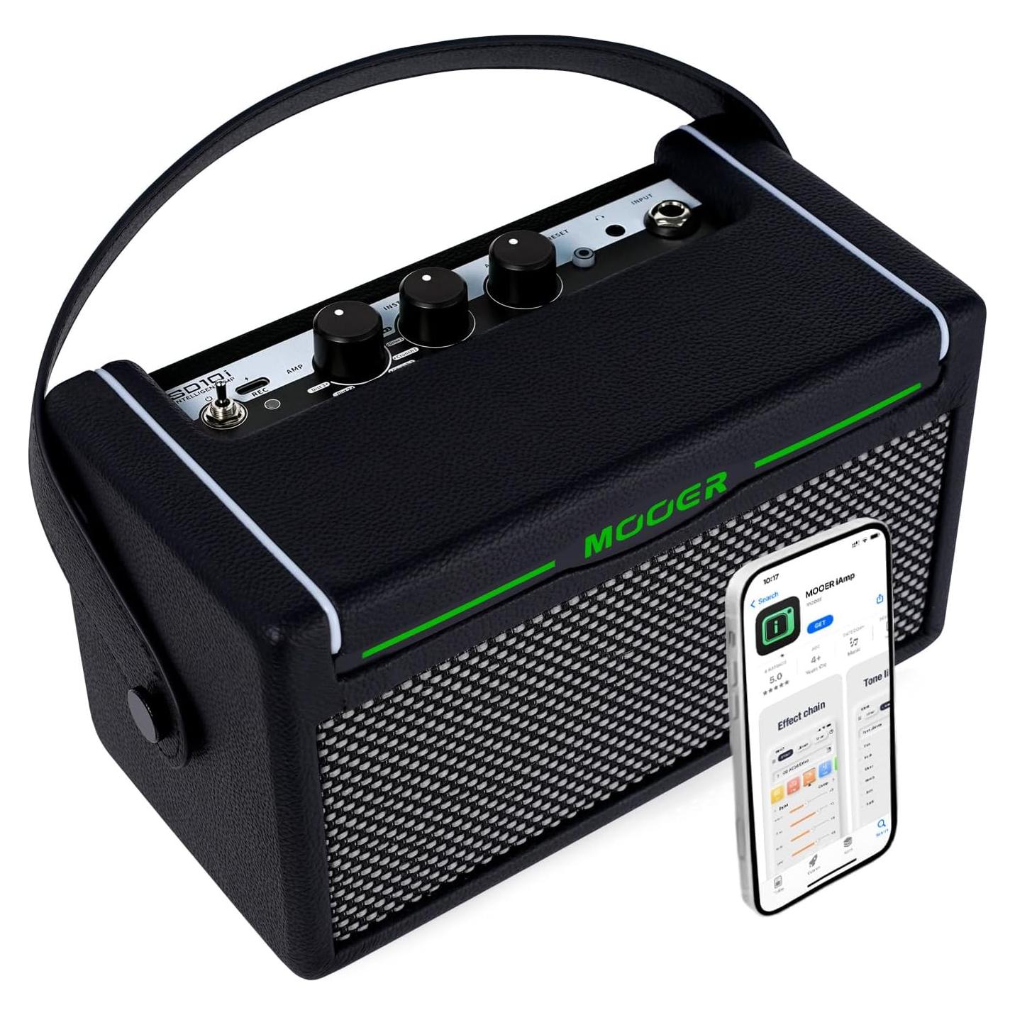 Amplificador de Guitarra MOOER SD10i 10W Portátil Bluetooth