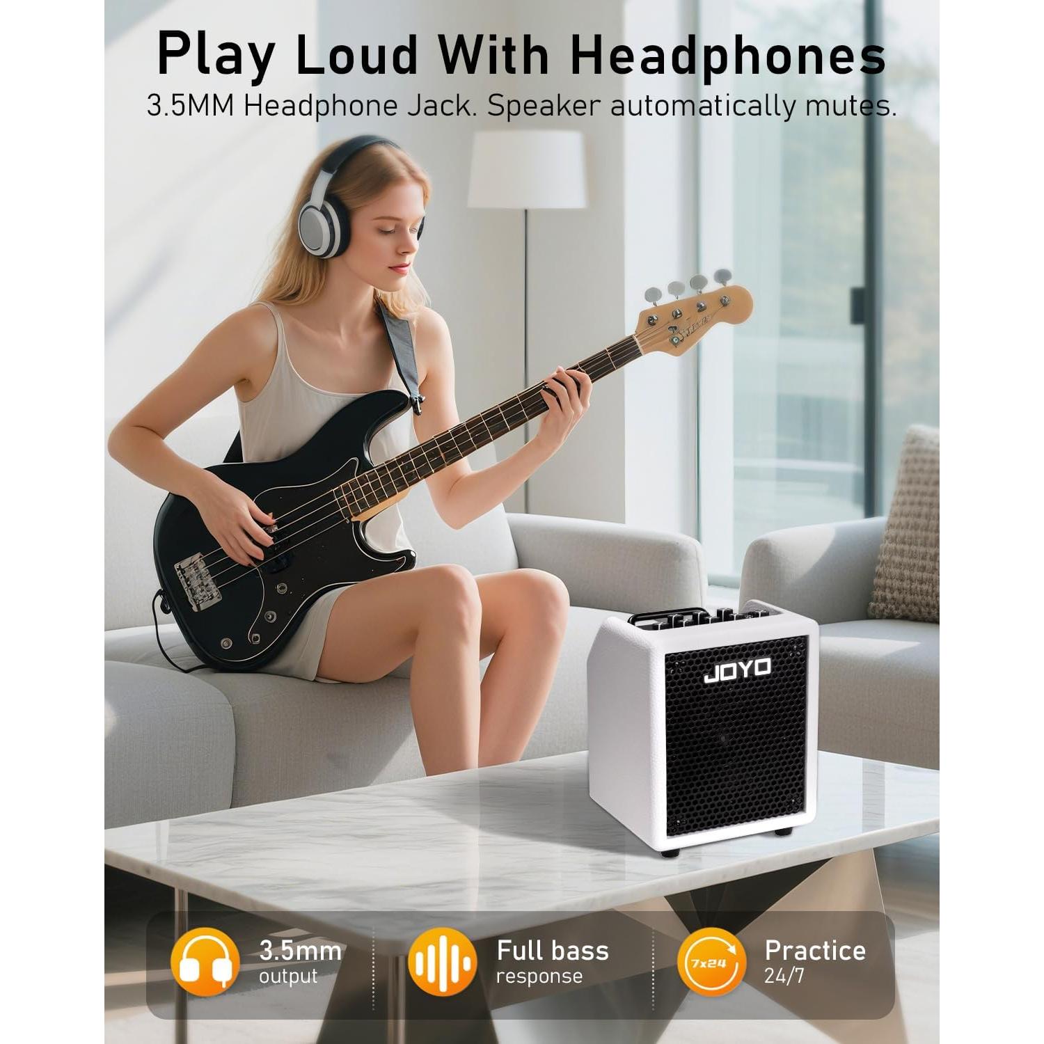 Amplificador de Bajo JOYO BA-30 Vibe Cube 30W Bluetooth 5.1