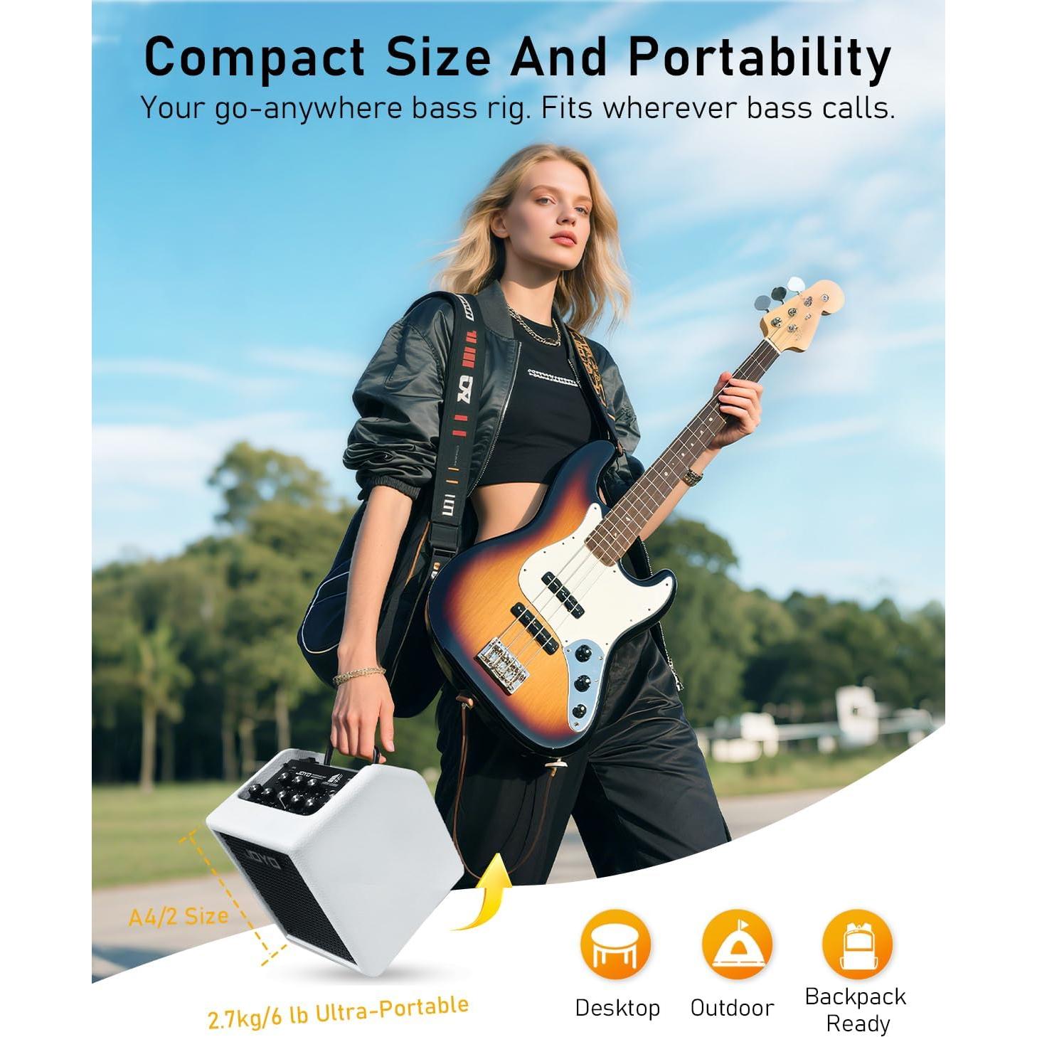 Amplificador de Bajo JOYO BA-30 Vibe Cube 30W Bluetooth 5.1