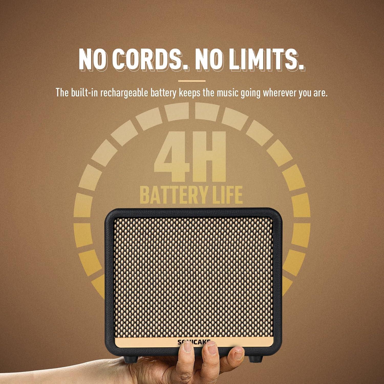 Amplificador de Guitarra SONICAKE QAM-20 10W Bluetooth 80 Efectos