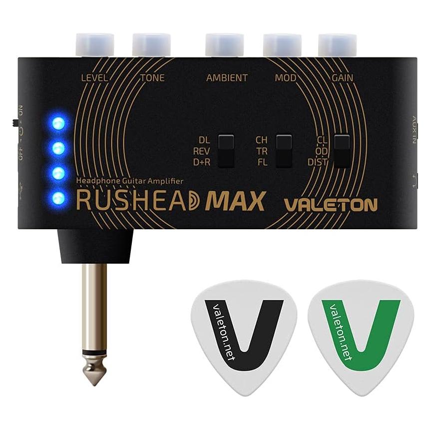 Amplificador de Auriculares para Guitarra Valeton Rushead Max