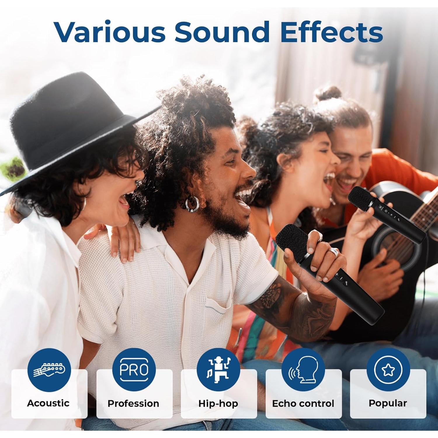 Amplificador de Voz 100W ResponseBridge S99 con 2 Micrófonos Inalámbricos