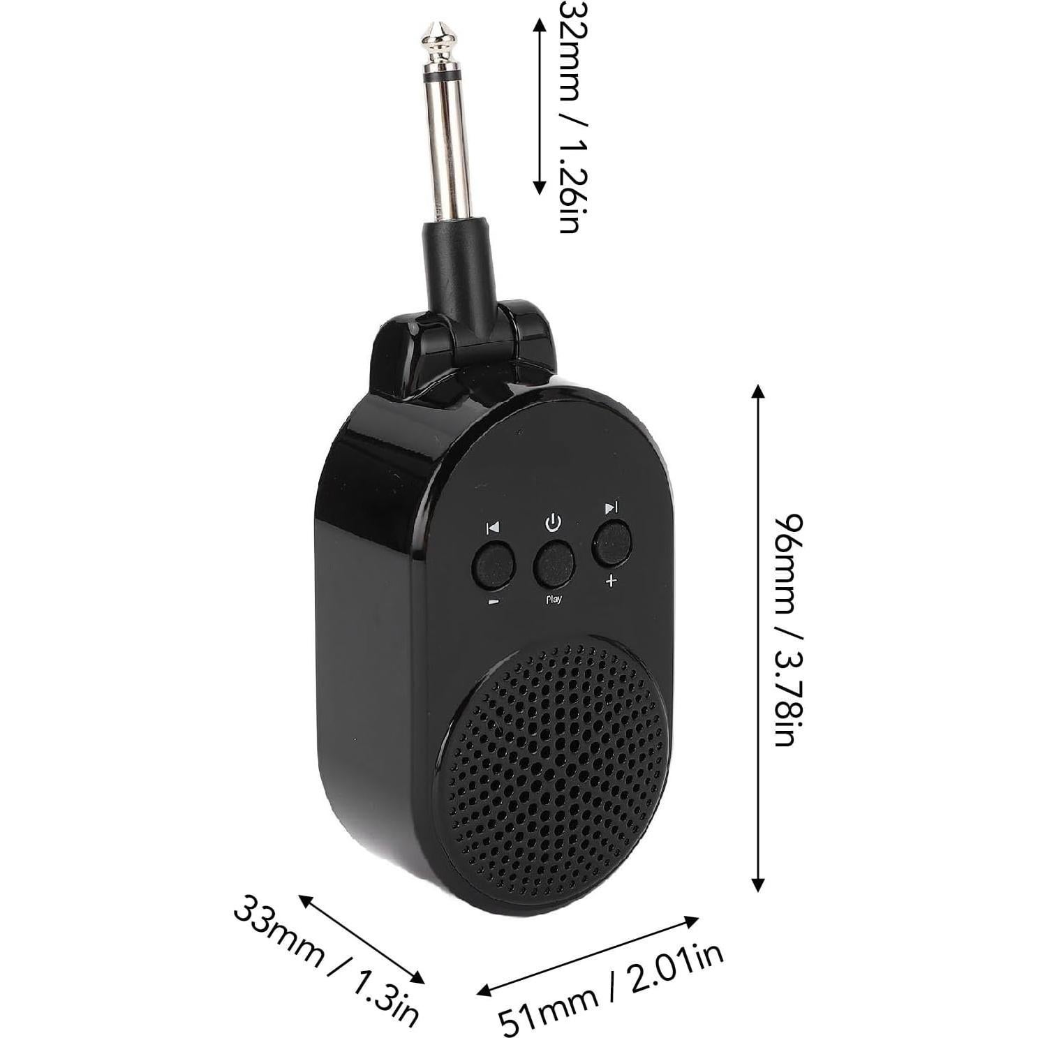 Amplificador de guitarra portátil Bluetooth WALFRONT 5W 6.35mm