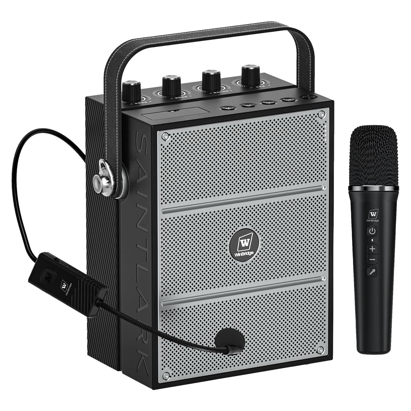 Altavoz Bluetooth WinBridge S97 60W con Micrófonos Inalámbricos