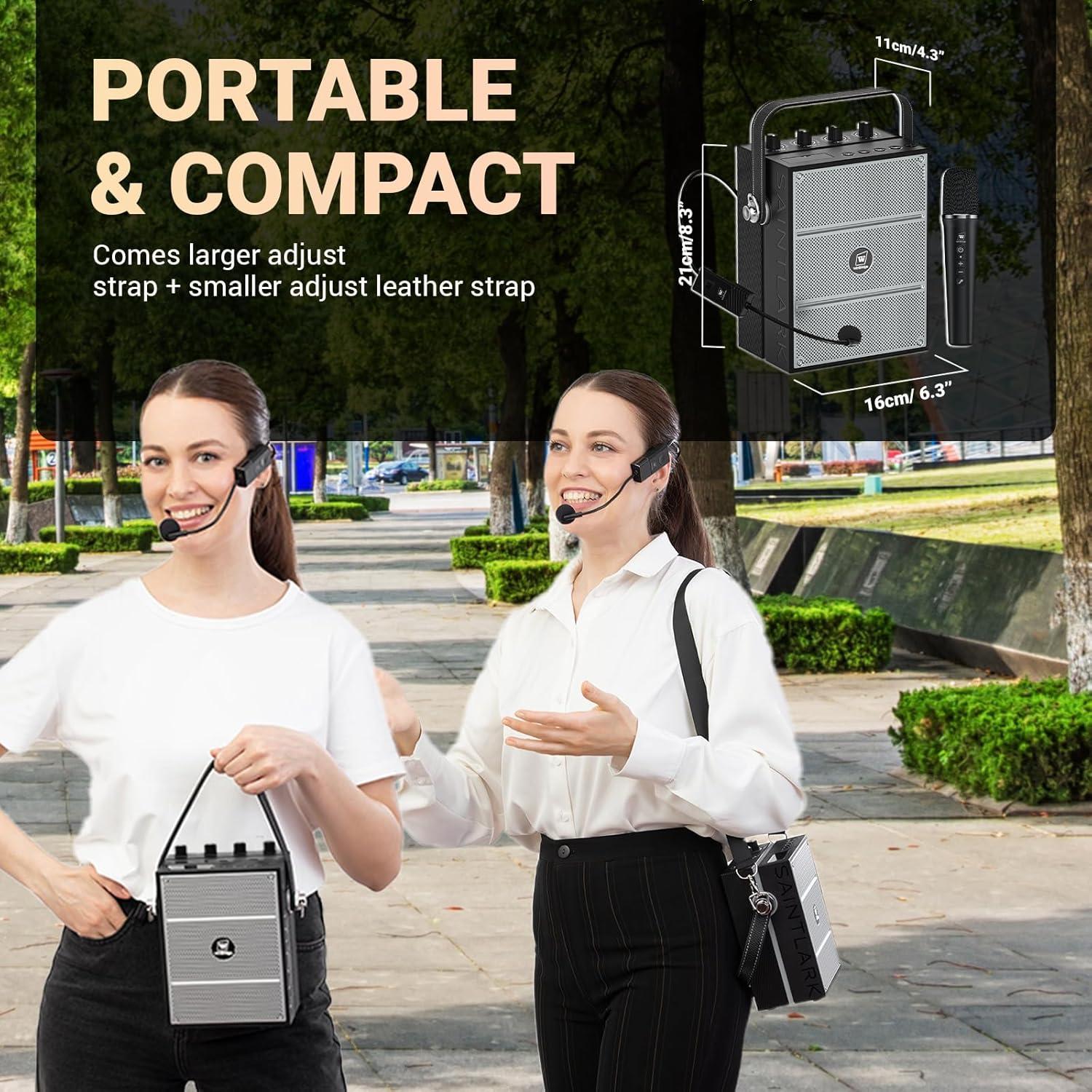 Altavoz Bluetooth WinBridge S97 60W con Micrófonos Inalámbricos