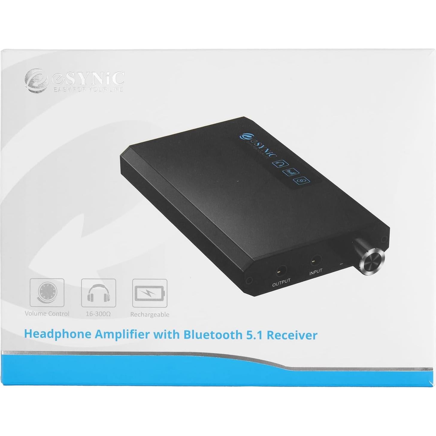 Amplificador de Auriculares eSynic Bluetooth 5.1 1500mAh HiFi