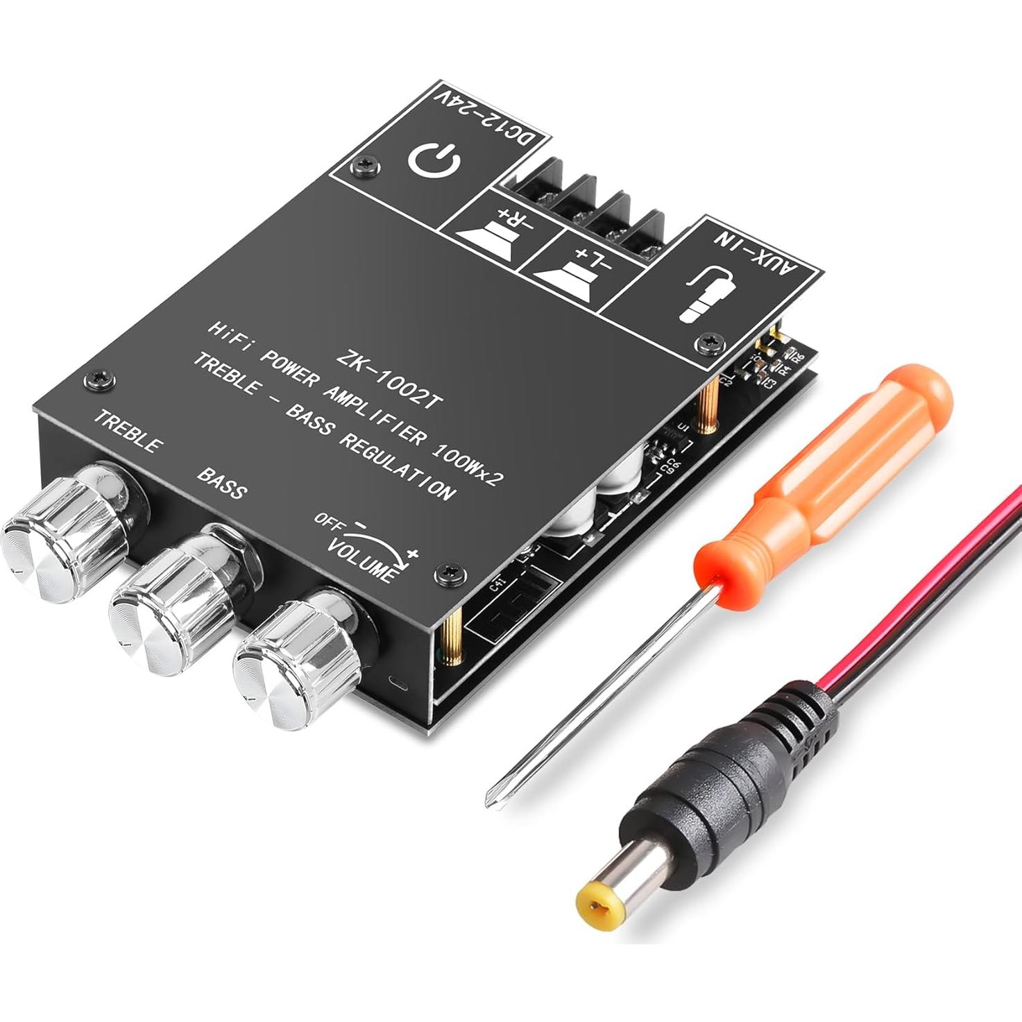 Placa Amplificadora Bluetooth Daakro ZK-1002T 100W+100W