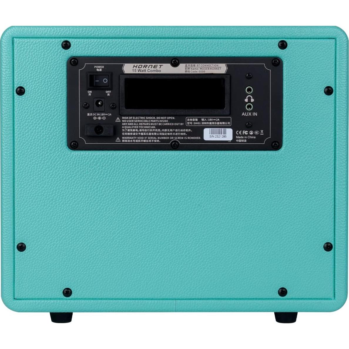 Amplificador de Guitarra Combo MOOER 15W Verde Hornet