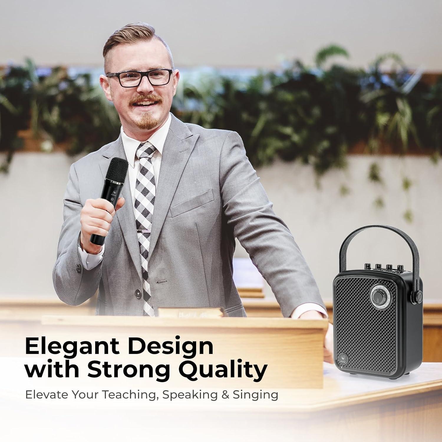 Sistema PA Portátil HaoWorks S100 con Micrófono Inalámbrico 70W