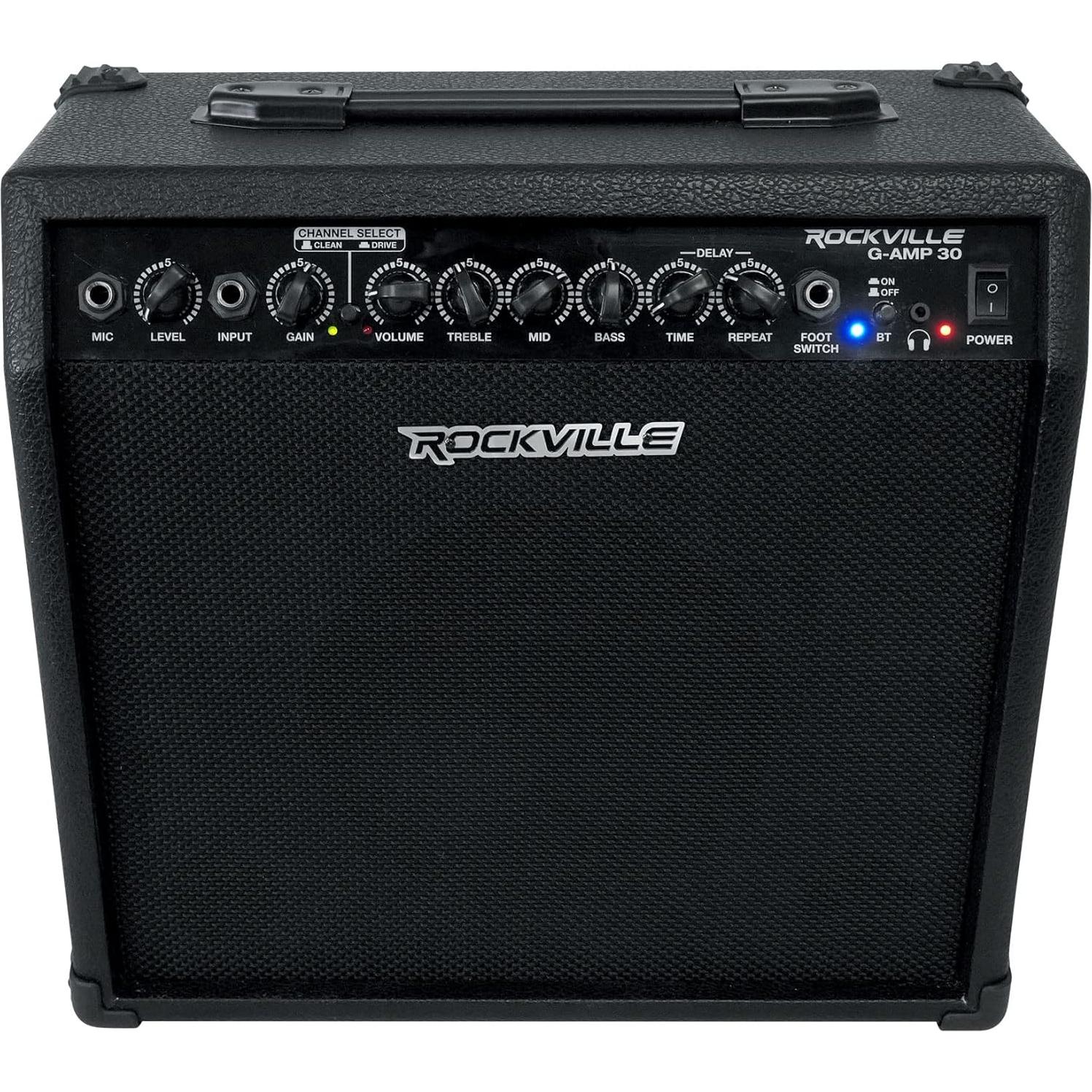 Amplificador de guitarra Rockville G-AMP 30 Bluetooth 30W