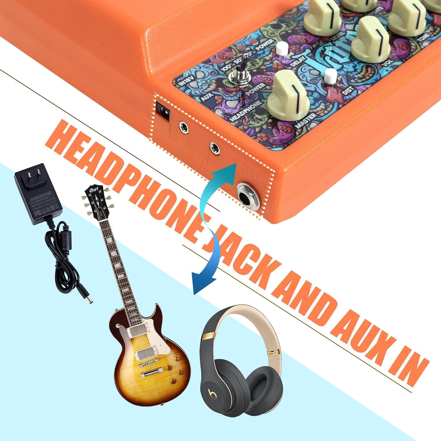 Amplificador de Guitarra Eléctrica Caline CA-100 G 20W Portátil