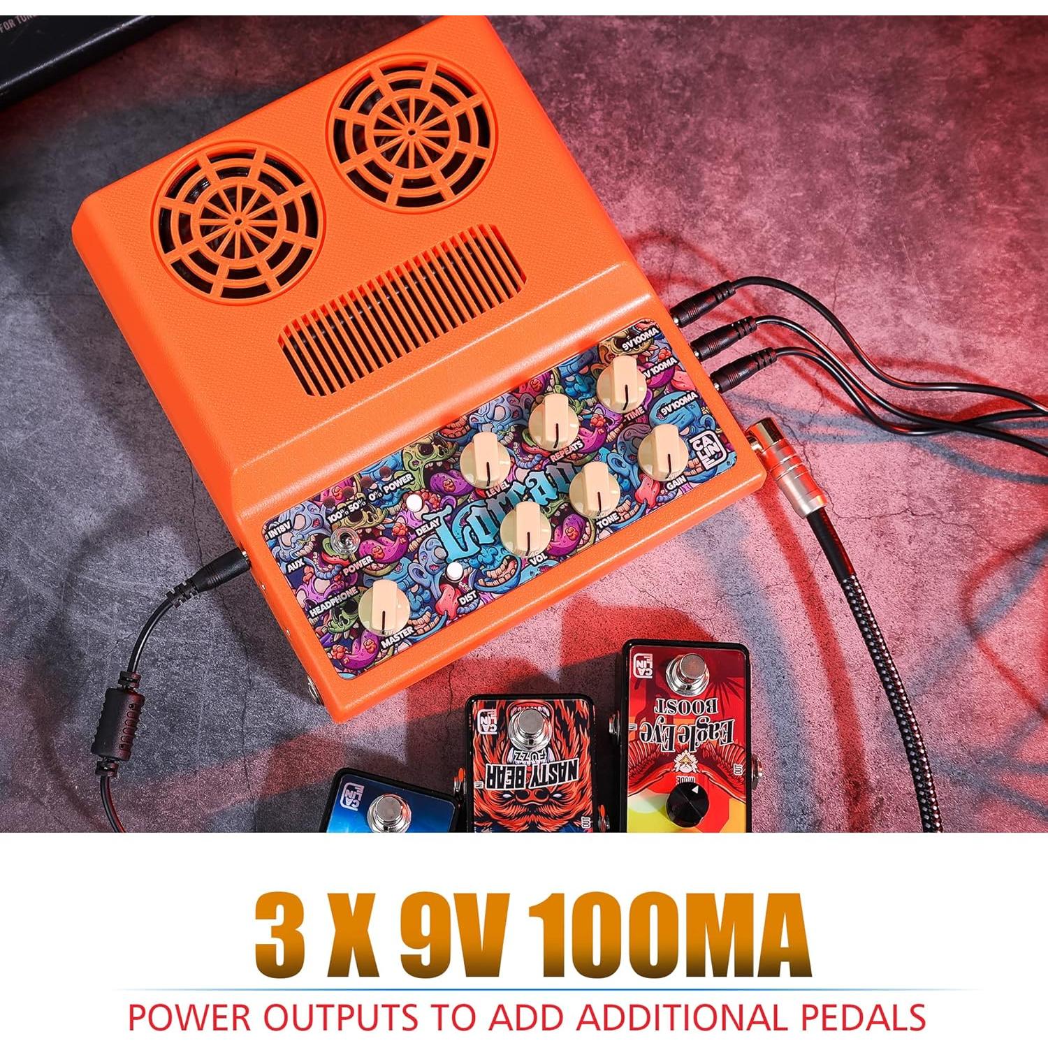 Amplificador de Guitarra Eléctrica Caline CA-100 G 20W Portátil