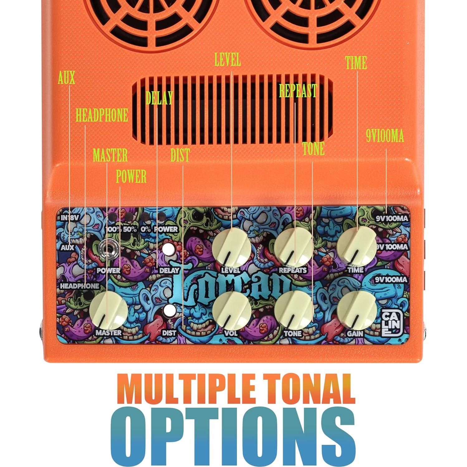 Amplificador de Guitarra Eléctrica Caline CA-100 G 20W Portátil