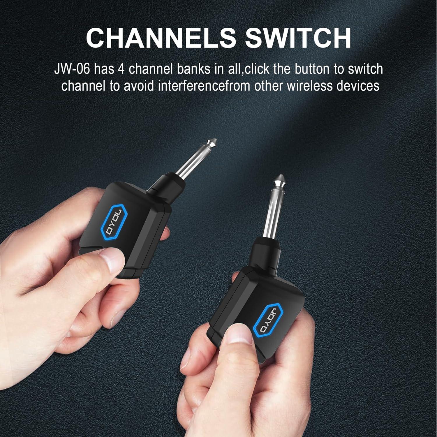 Transmisor Receptor Inalámbrico AITONE JW-06 5.8GHz para Guitarra