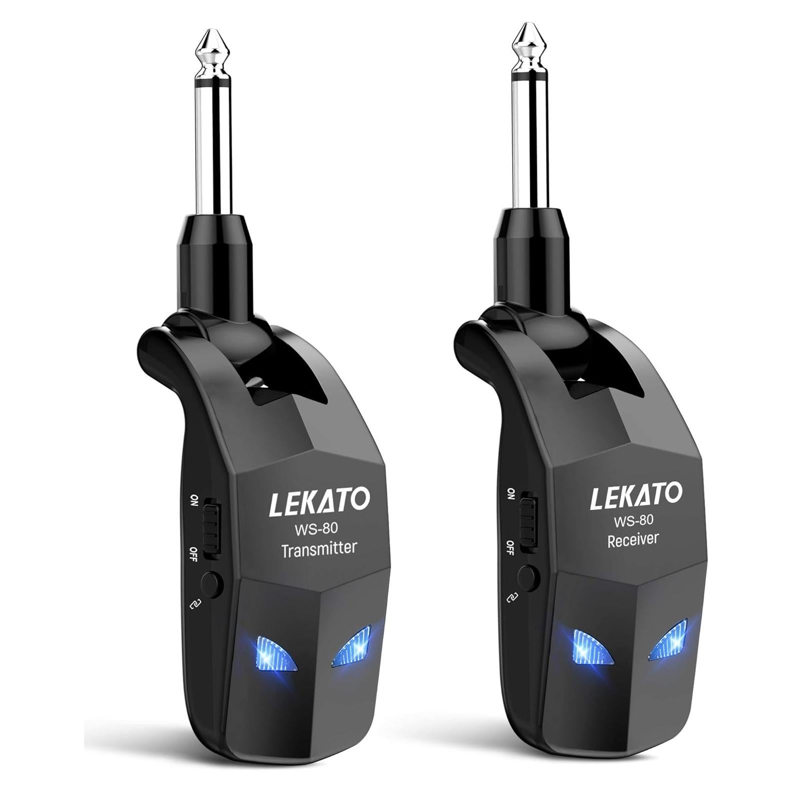 Sistema Inalámbrico de Guitarra LEKATO JW-03 2.4GHz Recargable