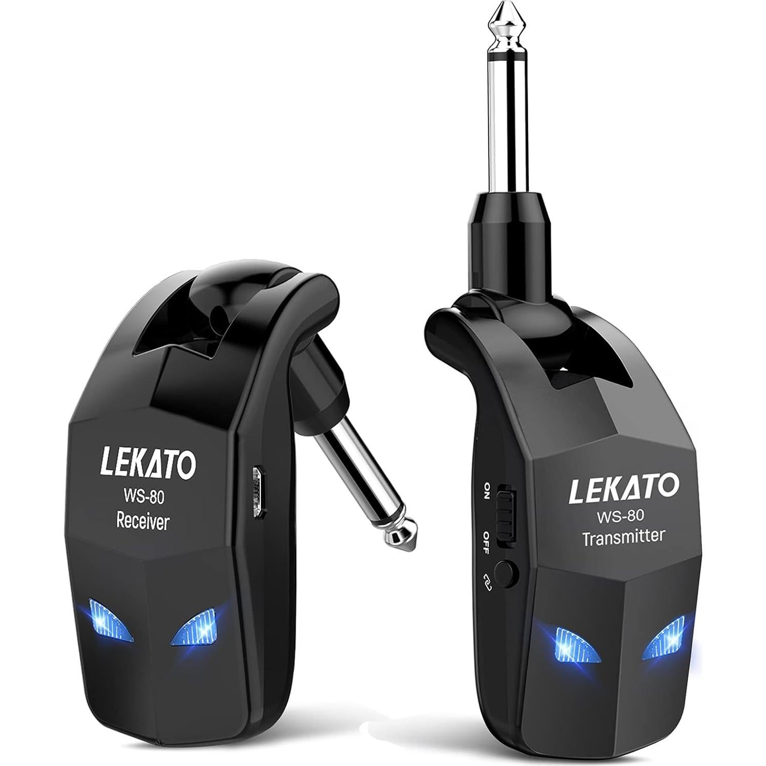 Sistema Inalámbrico de Guitarra LEKATO JW-03 2.4GHz Recargable