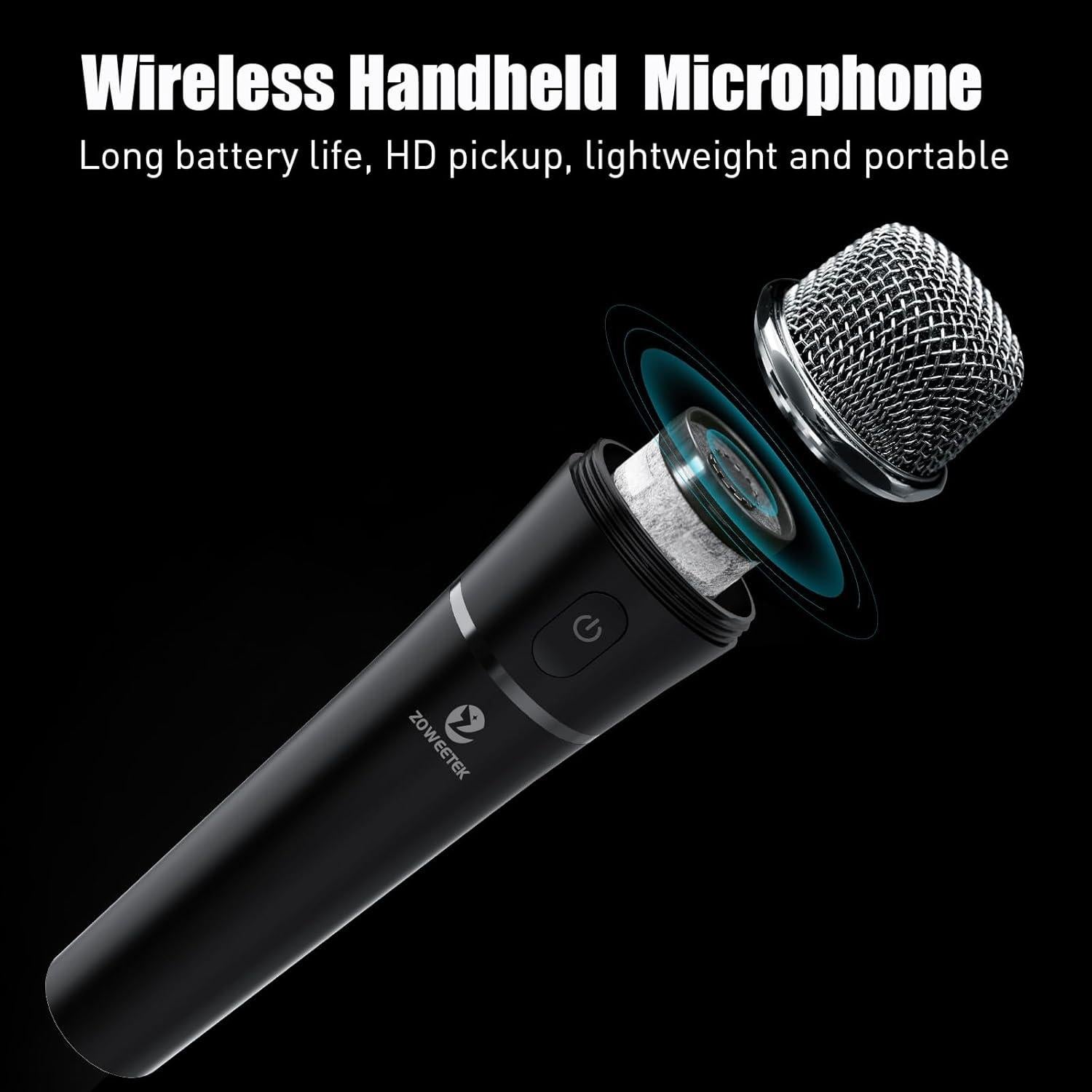 Amplificador de Voz ZOWEETEK H6 Inalámbrico 40W con Micrófono