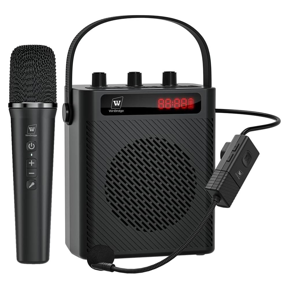 Amplificador de Voz Inalámbrico S95 40W con Micrófonos UHF
