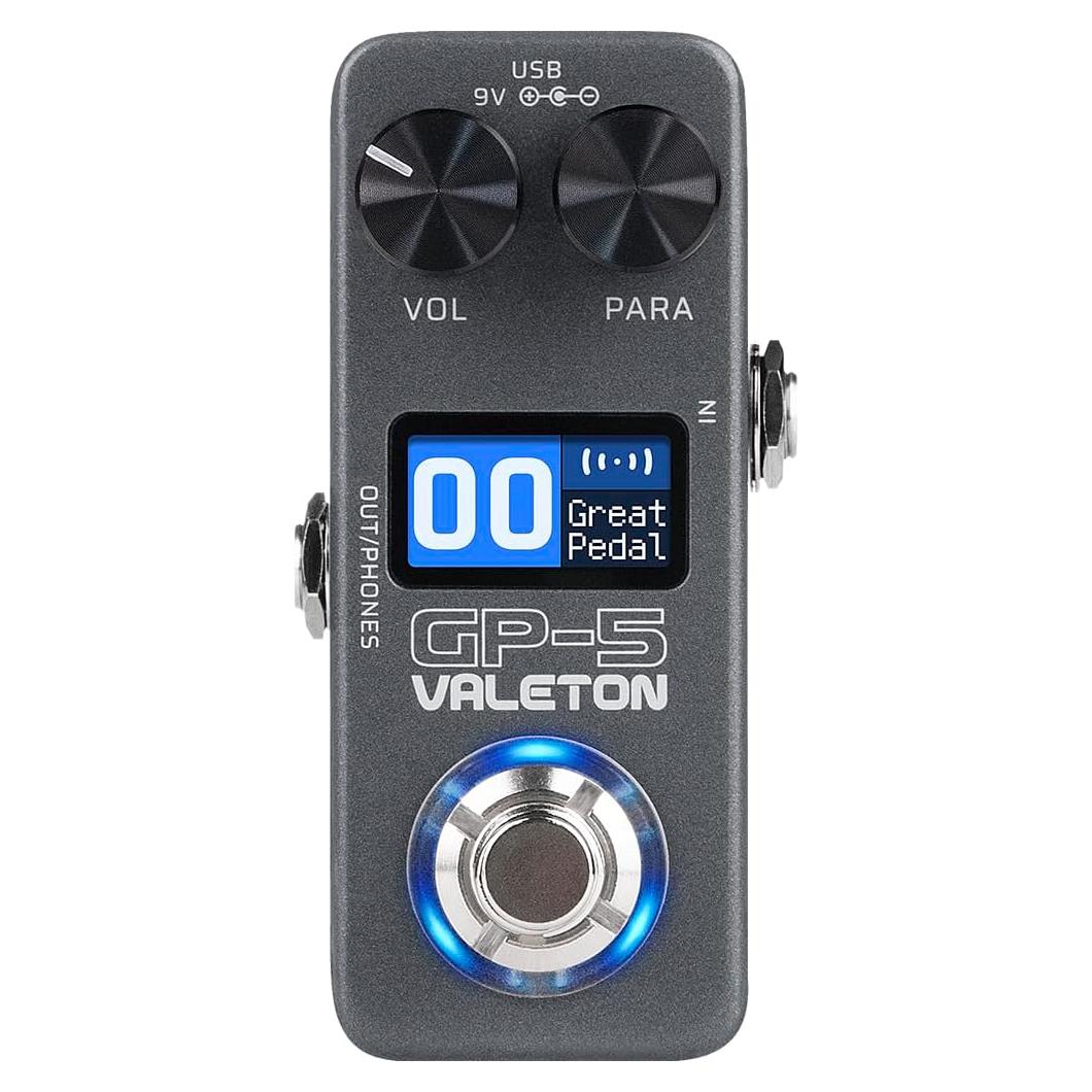 Valeton GP-5 Procesador de Multi-Efectos Compacto 100+ Efectos