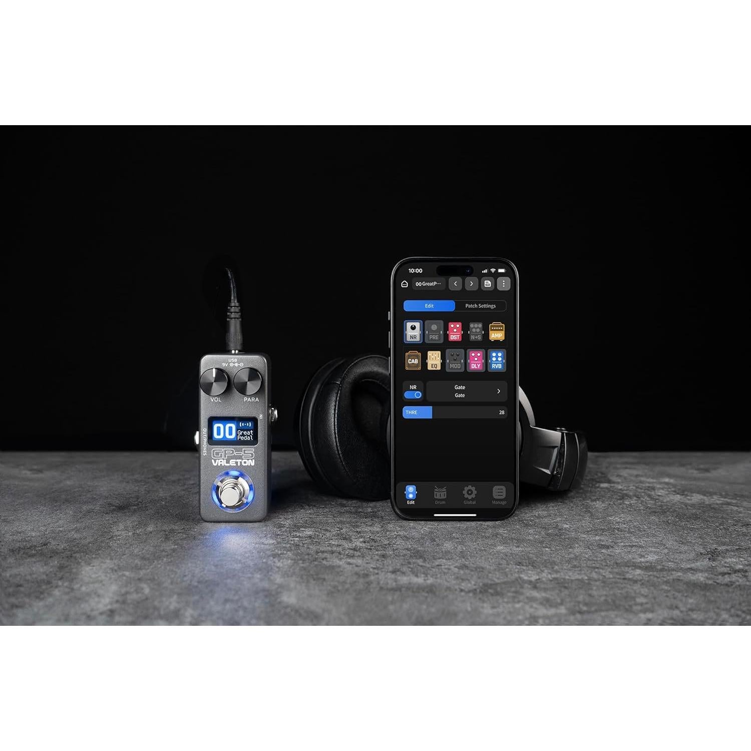 Valeton GP-5 Procesador de Multi-Efectos Compacto 100+ Efectos