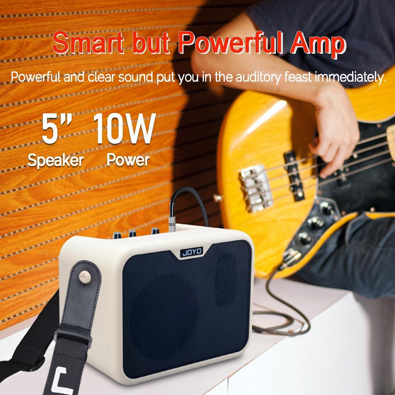 Amplificador de Bajo JOYO MA-10B 10W Portátil con Correa