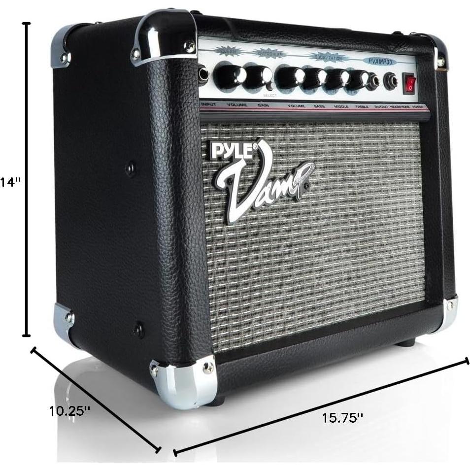 Amplificador Pyle PVAMP30 de 30W con Ecualizador 3 Bandas