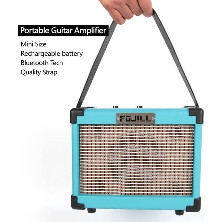 Guitarra Eléctrica Bajo Fojill 4 Cuerdas Completo Amplificador 10W