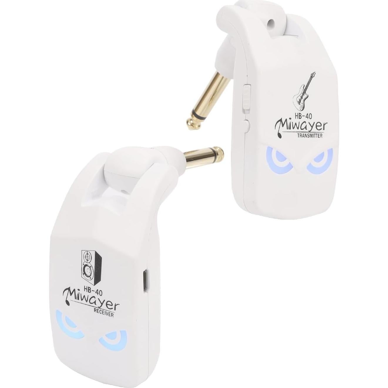 Sistema Inalámbrico de Guitarra Miwayer 2.4GHz con Batería Recargable