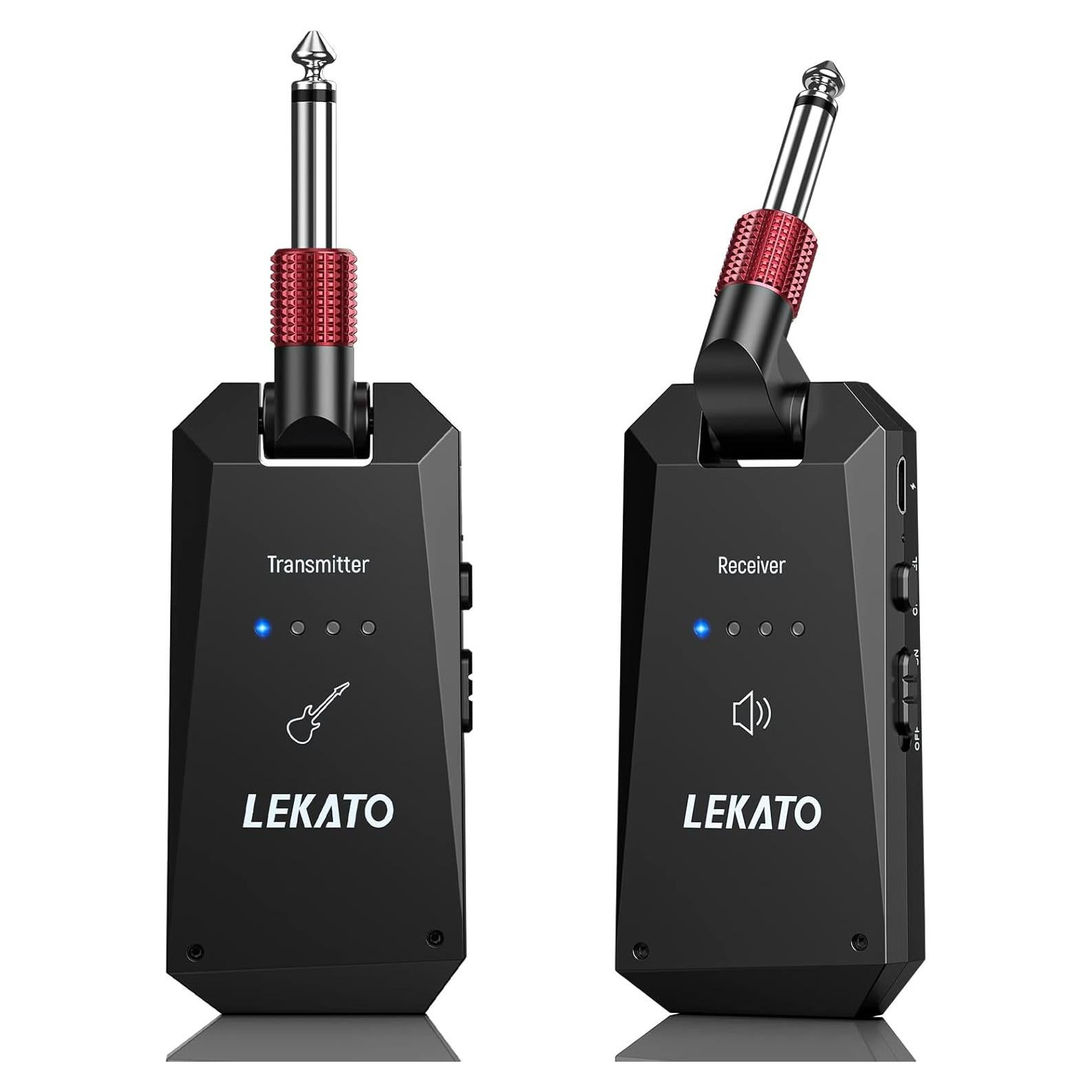 Sistema Inalámbrico de Guitarra LEKATO WS-90 5.8GHz 4 Canales