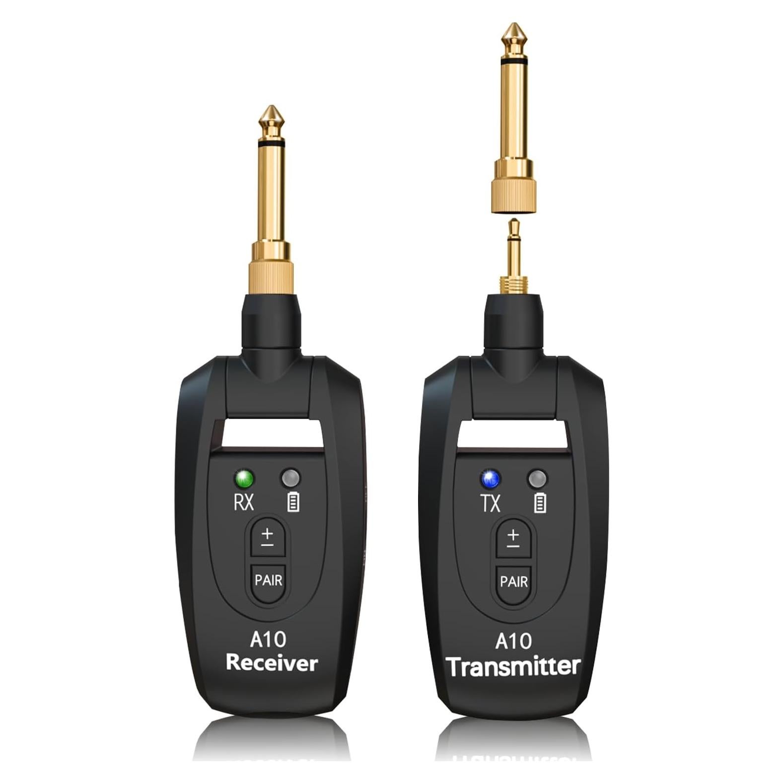 Sistema Inalámbrico de Guitarra WENTELMUSIC A10 24-bit 48KHz